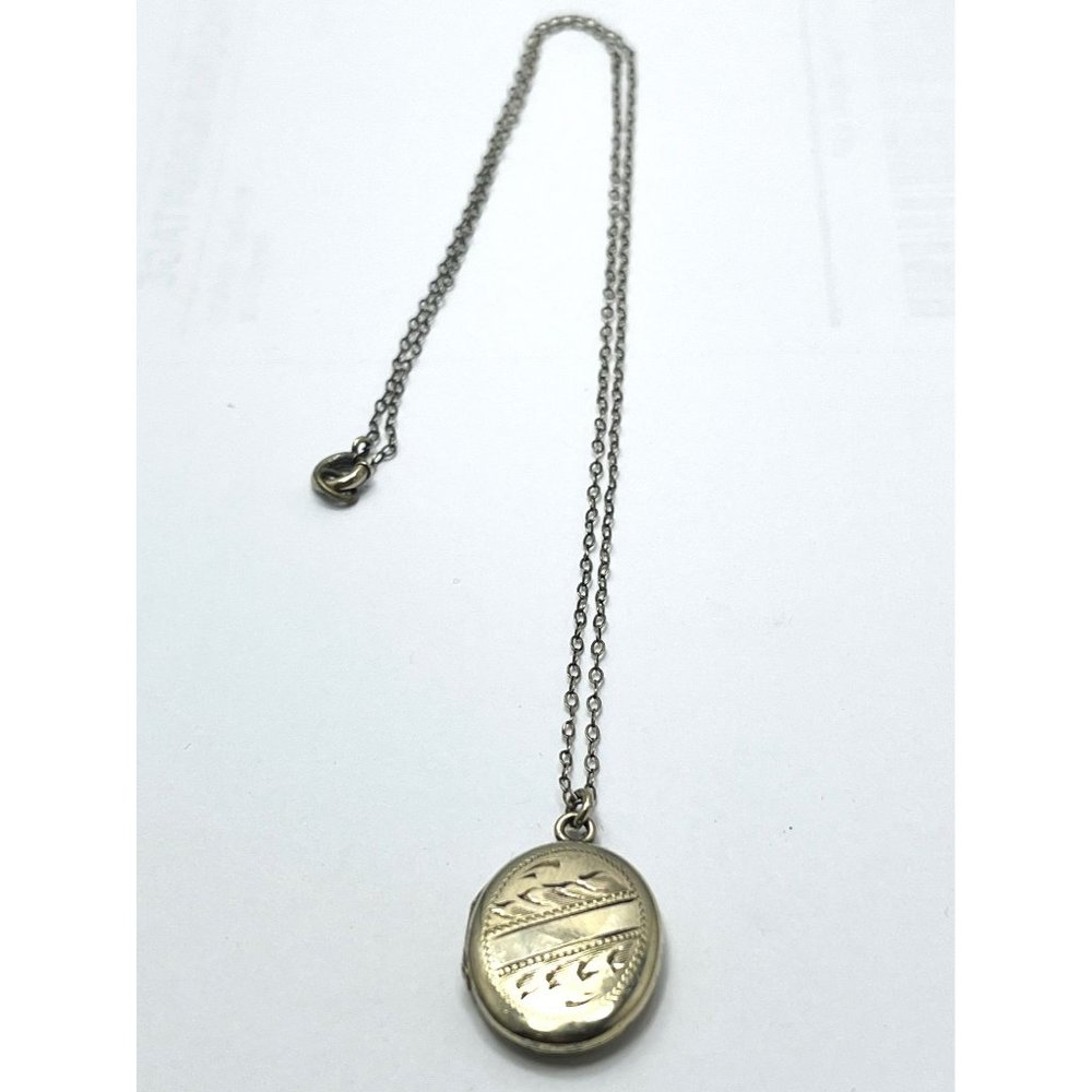 Vintage Estate Antique Locket Necklace